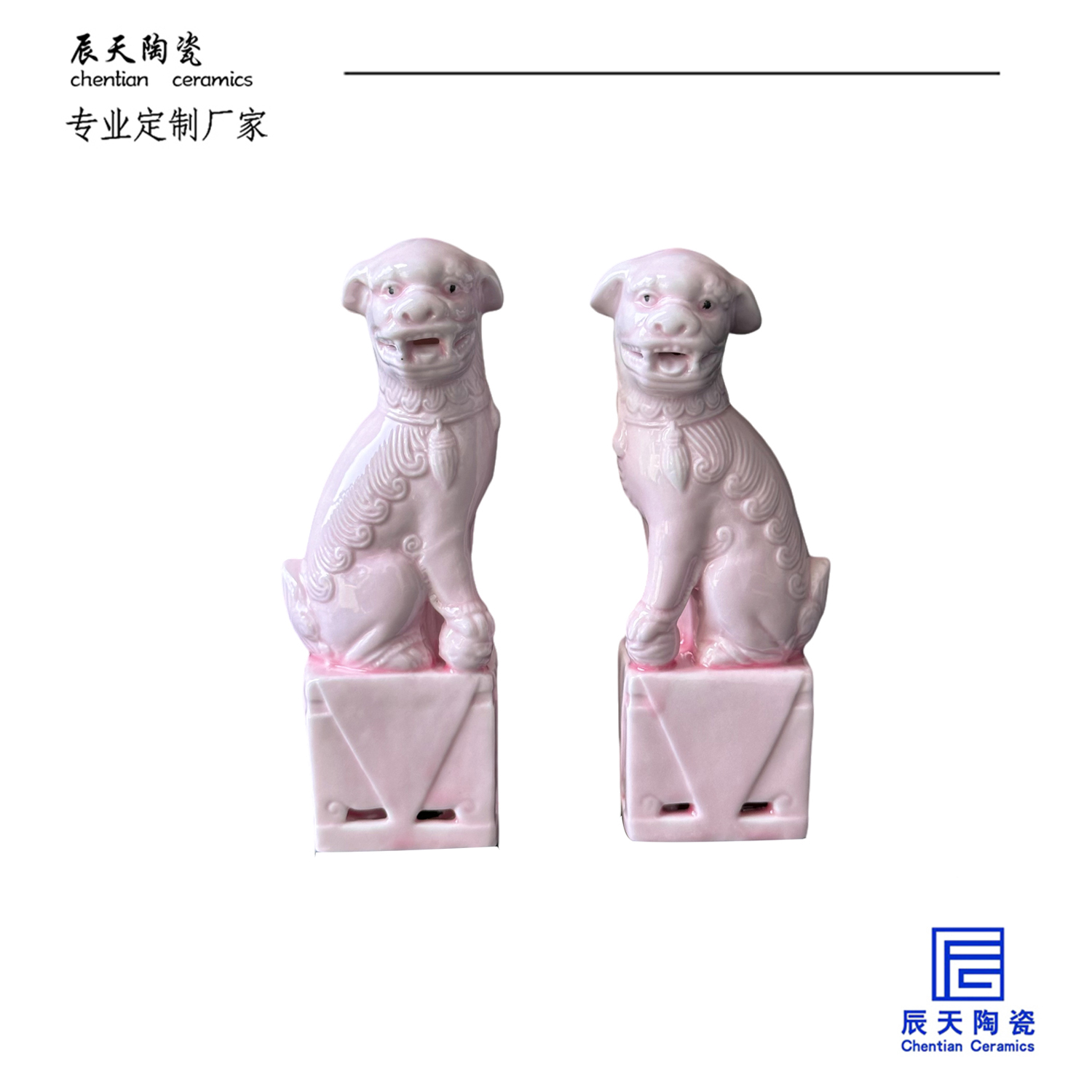 <b>客戶(hù)定制 文創(chuàng)立體獅子狗陶瓷印章</b>